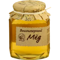 Мёд алтайский с высокогорья Белухи (разнотравие, 350 г)