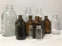 Флаконы и бутылки стеклянные медицинские